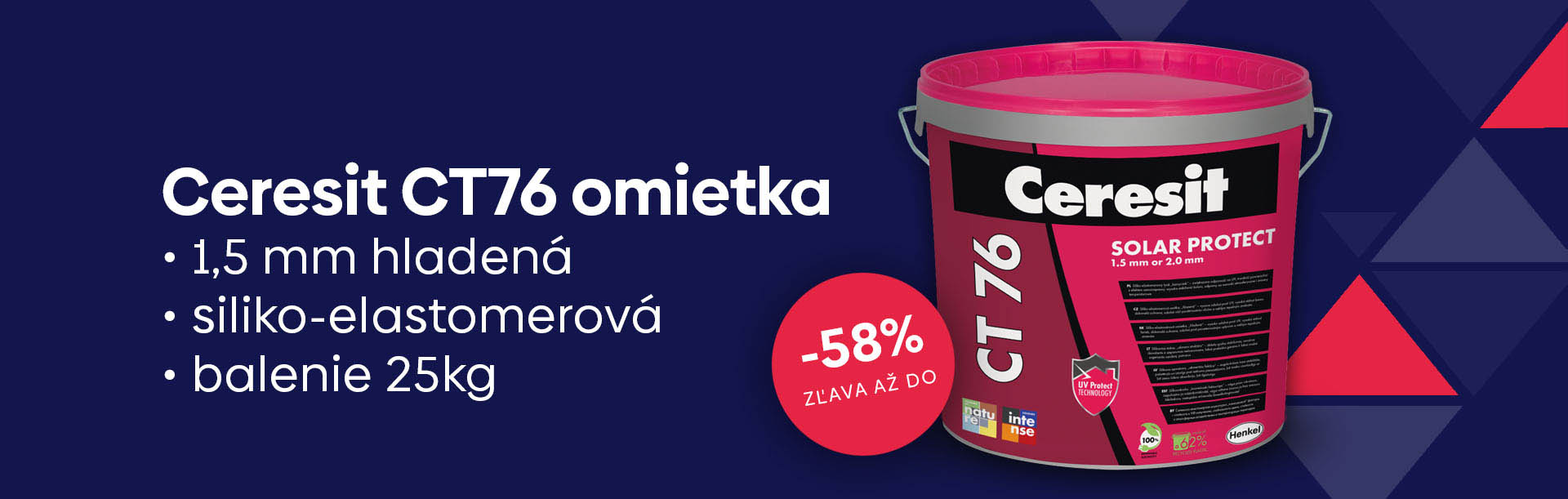 Fasádna omirtka Ceresit CT76